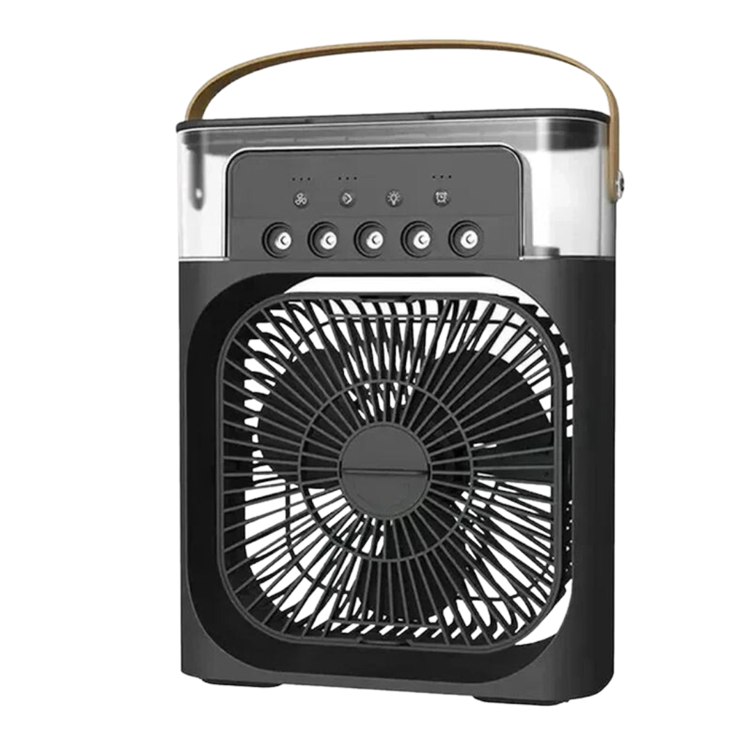 BreezePro | 3-in-1: Portable Air Cooler, Humidifier, and LED Night Light